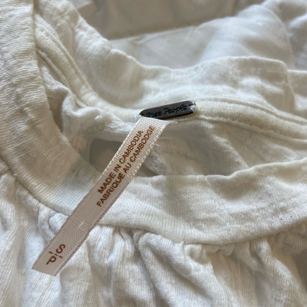 Free People Right On Time White Tunic Small - Picture 3 of 6